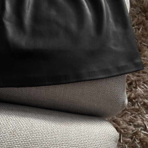 BA&SH Faux leather skirt black size -3 ( like a large) NEW with tags - Picture 9 of 13